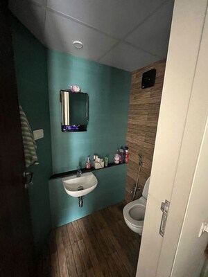 Bathroom in 1 BHK Apartment at Lodha Crown Quality Homes, Majiwada – for Rent