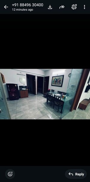 Dining area in 3 BHK Apartment at Spectrum Elegance, Gota – for Rent