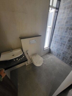 Bathroom in 1 BHK Apartment at Lodha Crown Quality Homes, Majiwada – for Rent