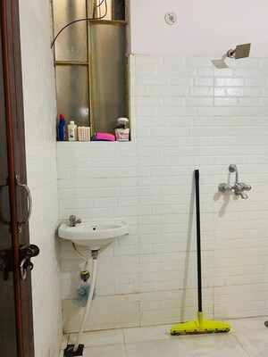 Bathroom in 2 BHK Apartment at Shyamashish Shri Govindam Residency, Gandhi Path – for Rent