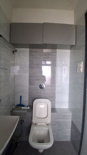 Bathroom in 1 BHK Apartment at Lukhi Residency, Malad East – for Rent