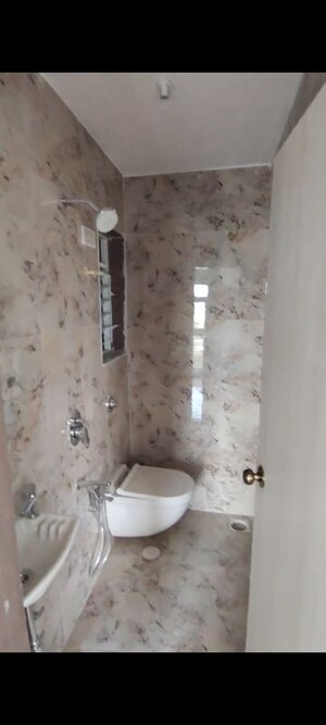 Bathroom in 1 BHK Apartment at Shraddha Classic, Bhandup West – for Rent