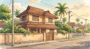  Independent House – Exterior View View at Ayikkarapadi - for Sale