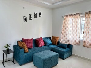 Living Room in 3 BHK Builder Floor at Kondapur – for Rent
