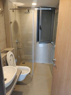 Bathroom in 4 BHK Apartment at Lodha New Cuffe Parade, Wadala – for Rent