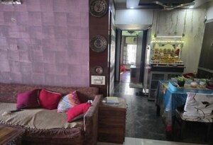 Living Room in 2 BHK Apartment at Siddhi Highland Gardens, Dhokali – for Rent