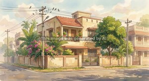  Independent House – Exterior View View at Kandhan Kollai - for Sale