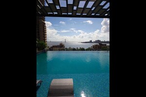 Swimming Pool in 1 BHK Apartment at Prescon Midtown Bay, Mahim West – for Rent