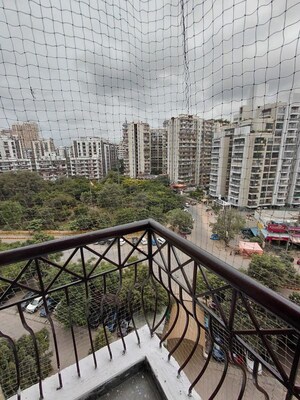Balcony in 2 BHK Apartment at Aditya Mega City, Vaibhav Khand – for Rent