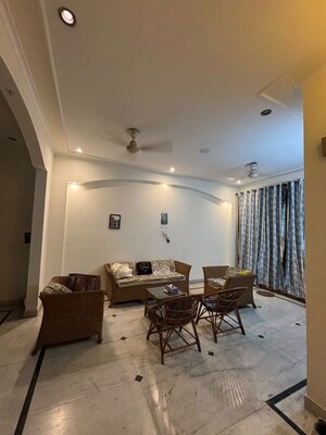 Bathroom in 2 BHK Builder Floor at Chattarpur – for Rent