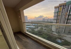 Balcony in 2 BHK Apartment at Dosti West County, Balkum Pada – for Rent