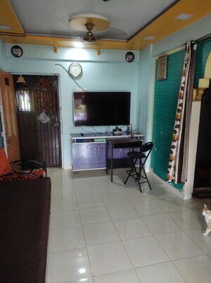 Living Room in 1 BHK Apartment at SK Heights, Ghansoli – for Rent