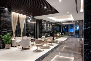 Lobby in 1 BHK Apartment at Prescon Midtown Bay, Mahim West – for Sale