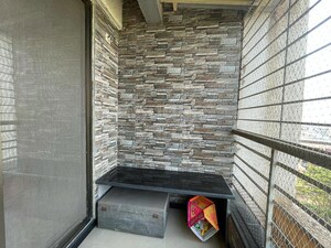 Balcony in 2 BHK Apartment at Mahavir Tower Ghansoli, Ghansoli – for Rent
