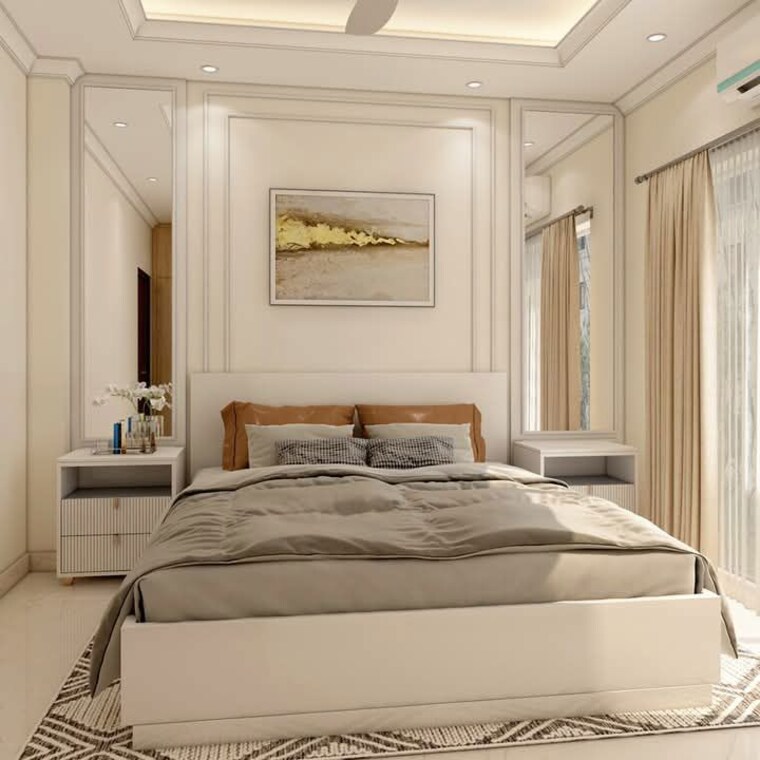Bedroom, dwarka mor 3 Bedroom 1000 Sq.Ft. Builder Floor In Dwarka Mor Delhi 10709066