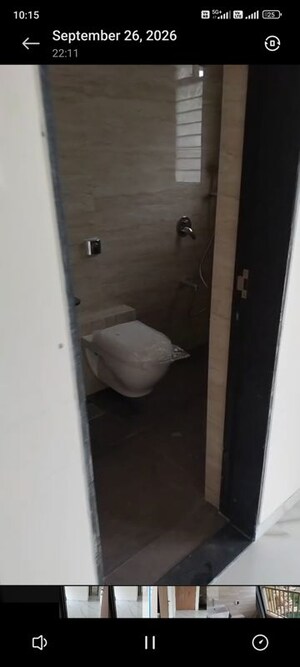 Bathroom in 2 BHK Apartment at Ram Pushpanjali Residency, Owale – for Rent
