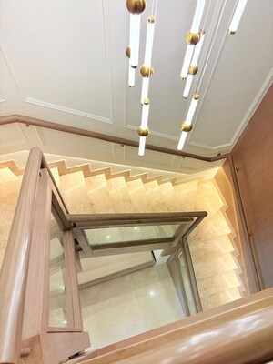 Staircase in 4 BHK Apartment at Indiabulls Sky Forest, Lower Parel – for Rent