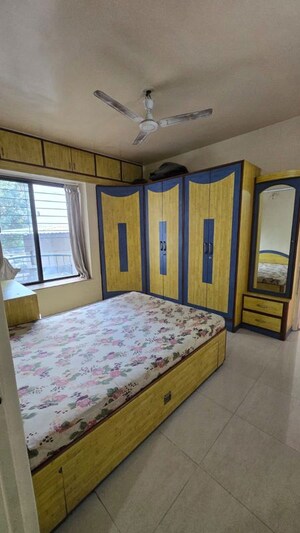 Bedroom in 2 BHK Apartment at Goel Ganga Orchard, Mundhwa – for Rent