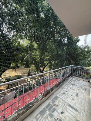 Balcony in 3 BHK Apartment at Godrej South Estate Okhla, Okhla – for Rent