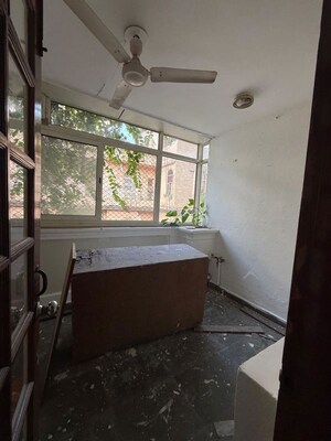Balcony in 3 BHK Builder Floor at New Friends Colony – for Rent