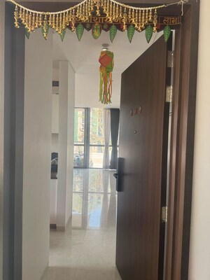Building Lobby in 2 BHK Apartment at Kasturi Apostrophe, Wakad – for Sale