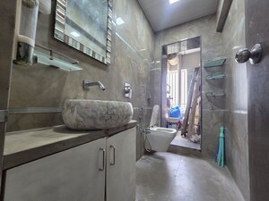 Bathroom in 3 BHK Apartment at Goregaon East – for Rent