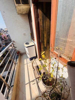 Balcony in 2 BHK Builder Floor at Saket – for Rent