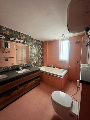 Bathroom in 5 BHK Apartment at Dasnac The Jewel, Sector 75 – for Rent