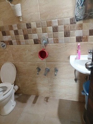 Bathroom in 2 BHK Apartment at Mahavir Kalpavruksha, Ghodbunder Road – for Rent