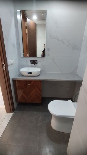 Bathroom in 1 RK Builder Floor at EWS Flats, Sector 47 – for Rent