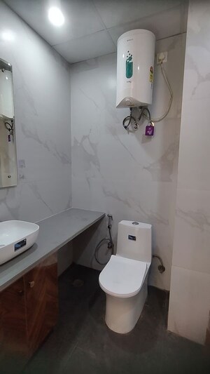 Bathroom in 1 RK Builder Floor at EWS Flats, Sector 47 – for Rent