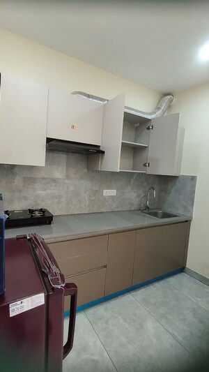 Kitchen in 1 RK Builder Floor at EWS Flats, Sector 47 – for Rent