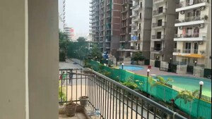 Balcony in 3 BHK Apartment at JKG Palm Resort, Raj Nagar Extension – for Rent