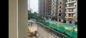 Balcony in 3 BHK Apartment at JKG Palm Resort, Raj Nagar Extension – for Rent