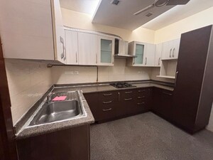 Kitchen in 3 BHK Builder Floor at Greater Kailash I – for Rent