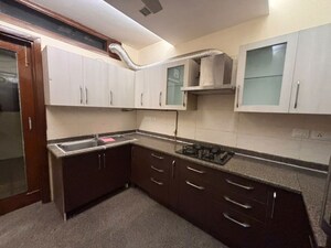 Kitchen in 3 BHK Builder Floor at Greater Kailash I – for Rent