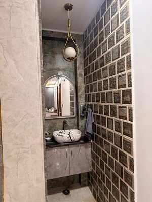 Bathroom in 3 BHK Builder Floor at Green Fields Colony – for Rent