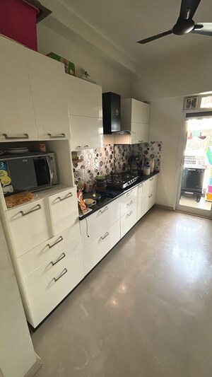 Kitchen in 1 BHK Apartment at Godrej The Trees, Vikhroli East – for Rent