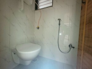 Bathroom in 1 BHK Apartment at Shree Vaishnavi Heights, Owale – for Rent