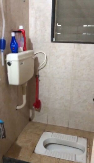 Bathroom in 2 BHK Apartment at Arihant Riddhi, Ghansoli – for Rent