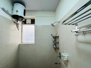 Bathroom in 3 BHK Apartment at Aditya Capitol Heights, Hi Tech City – for Rent