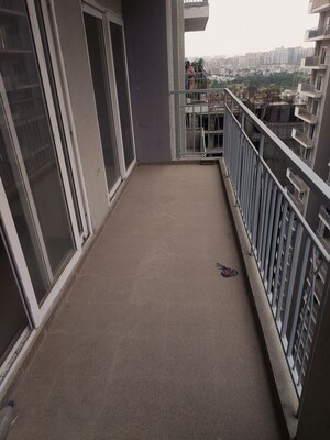 Balcony in 3 BHK Apartment at Shri Radha Aqua Garden, Sector 16b Greater Noida – for Rent