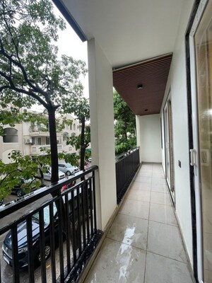 Balcony in 1.5 BHK Builder Floor at Sector 55 – for Rent