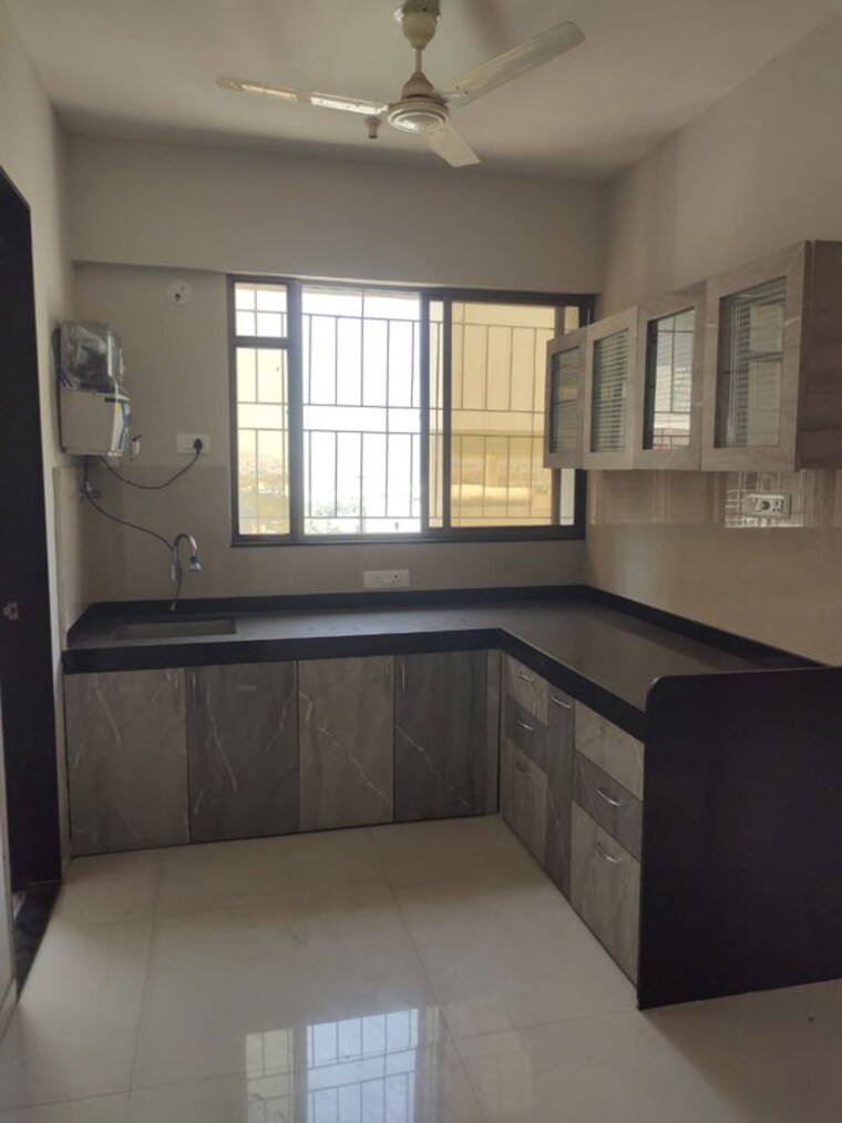 Kitchen, futuristic-the-spectrum 2 Bedroom 750 Sq.Ft. Apartment In Tathawade Pune 10709790