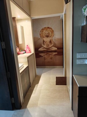 Bathroom in 3 BHK Apartment at Kamdhenu Sai Saakshaat E Wing, Kharghar – for Sale