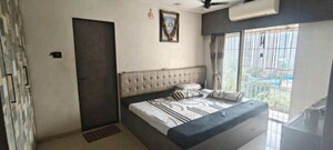Bedroom in 4 BHK Apartment at Everest World Morning Glory CHS Ltd, Kolshet Road – for Sale