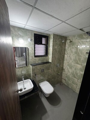 Bathroom in 2 BHK Apartment at Rajiv Gandhi Nagar – for Rent