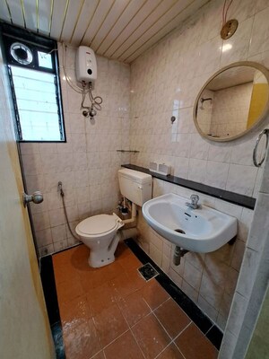 Bathroom in 2 BHK Apartment at Yashodham Complex, Goregaon East – for Rent