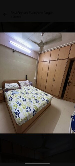 Bedroom in 1 BHK Apartment at Kaustubh Usha Colony CHS, Malad West – for Rent