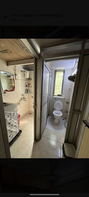 Bathroom in 1 BHK Apartment at Kaustubh Usha Colony CHS, Malad West – for Rent